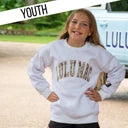 Camo white Lulu Mac Crewneck
