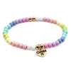 CHARM IT GOLD PASTEL STRETCH BEAD BRACELET