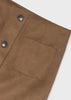 Suede Caramel Skirt