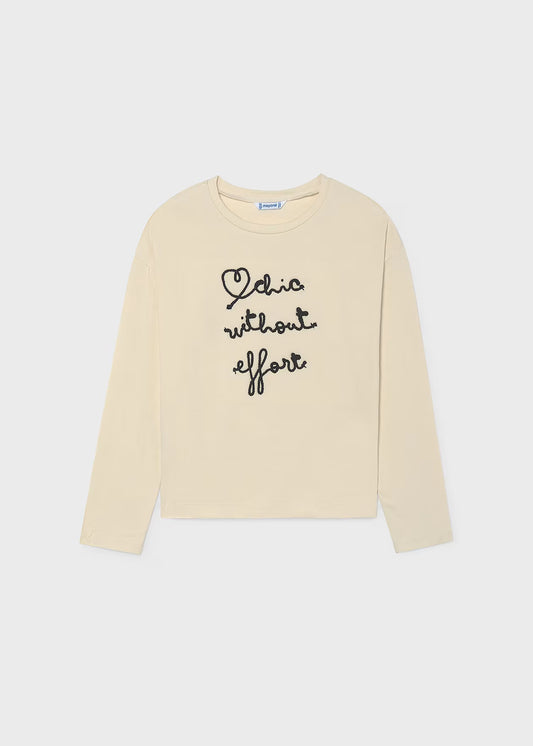 Long Sleeve Graphic w/ Scarf