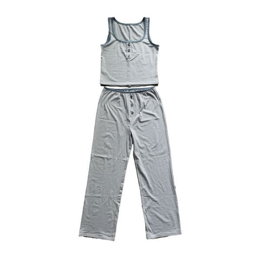Pin Stripe Tank and Pant Lounge Set