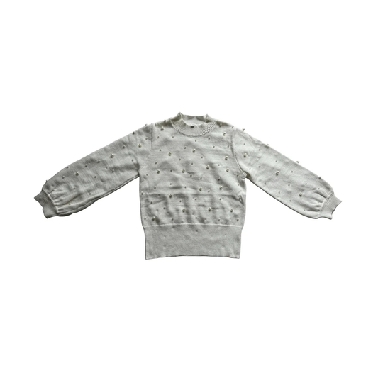 Embellished Pearl Sweater