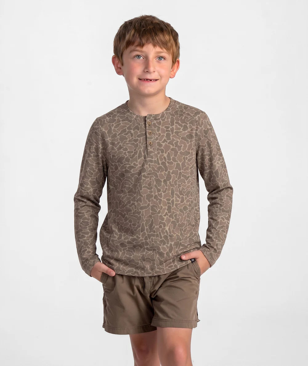 Boys Max Comfort Henley LS - Ranger