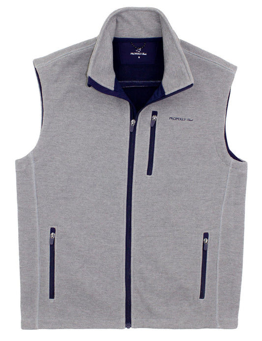 Highland Vest Light Heather Grey