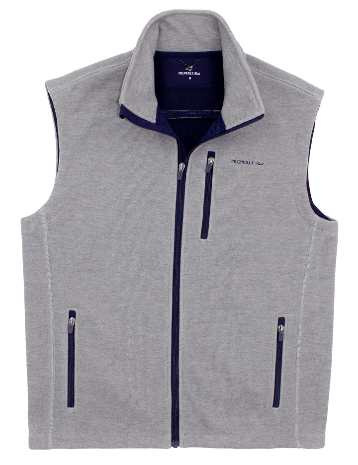 Highland Vest Light Heather Grey