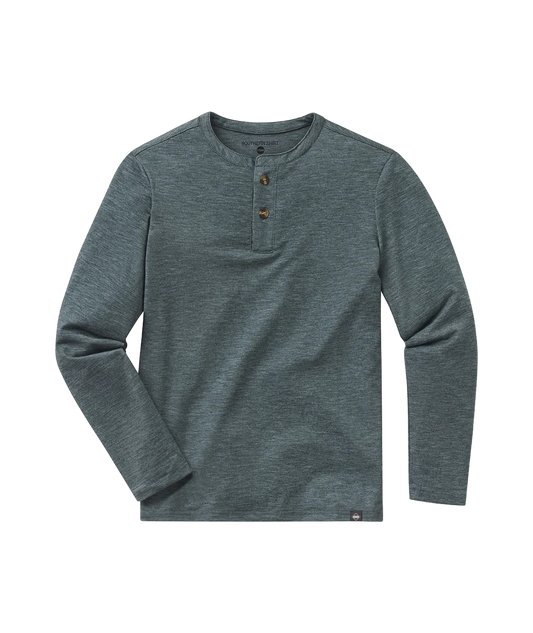 Boys Max Comfort Henley LS - Ozark