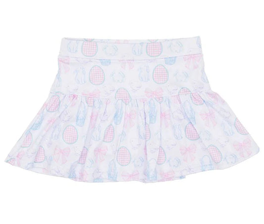 Bows and Bunnies Gathered Skort