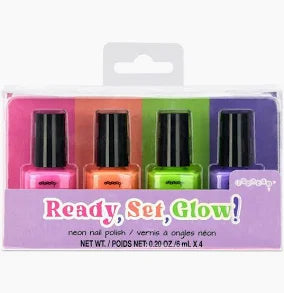 Ready, Set, Glow, Neon Nail Polish