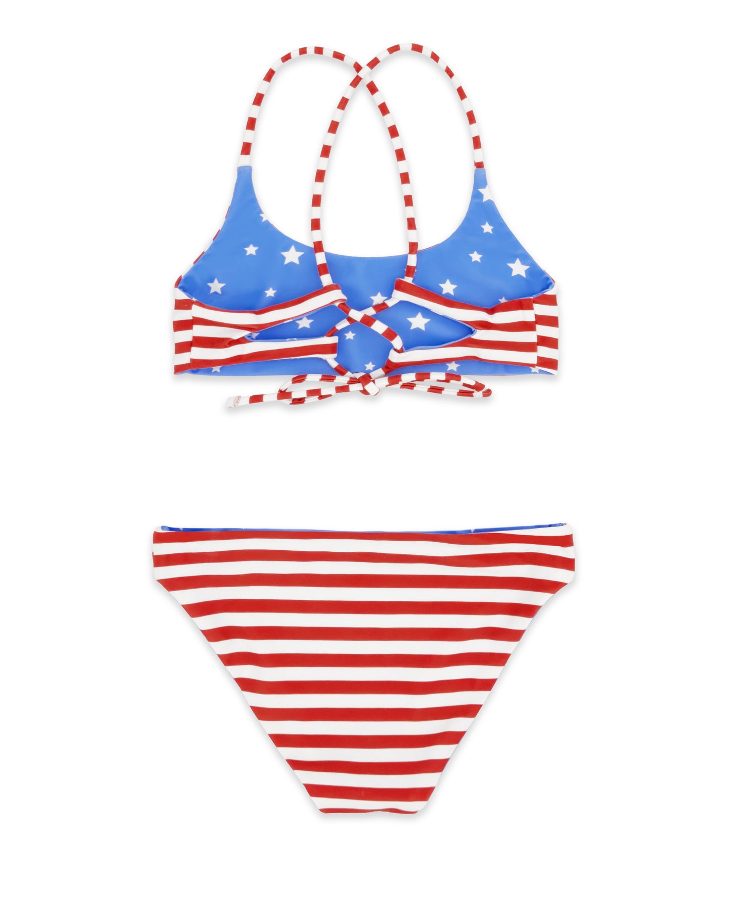 Waverly True Red Flag Swim - Reversible