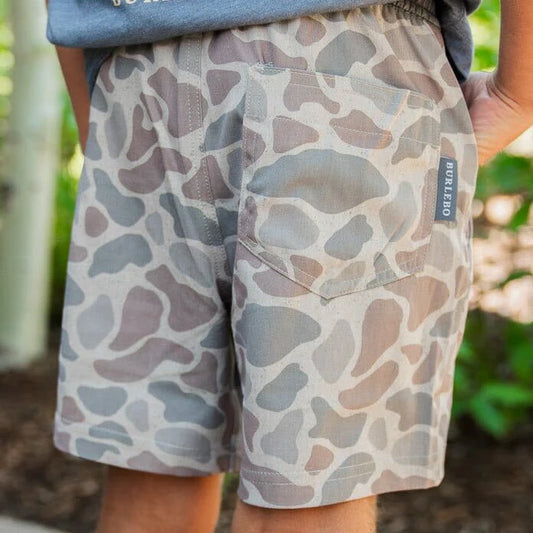 Youth Athletic Deer Camo Shorts