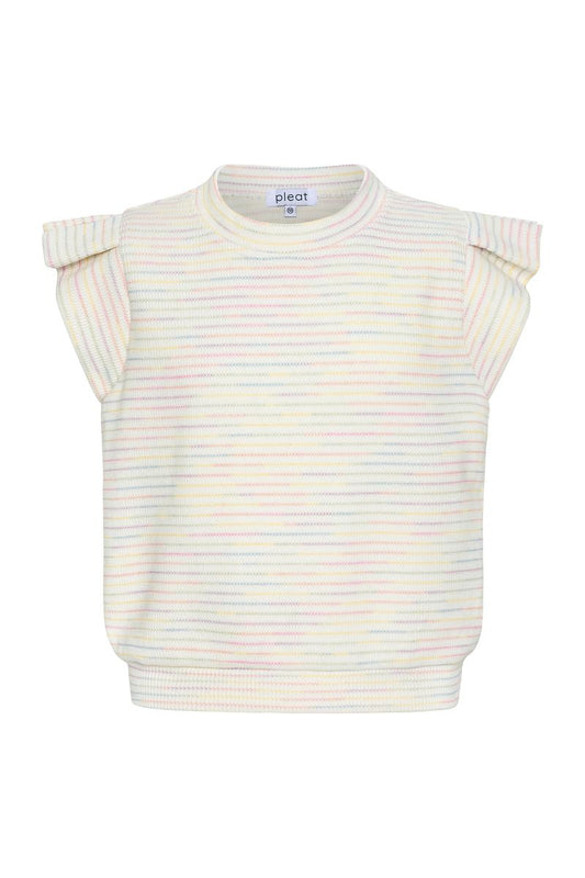 Olivia Top Rainbow Knit