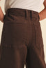 TWEEN KIDS GIRLS WIDE LEG DENIM PANTS (7-14) Brown
