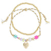 Playtime Bracelets - Set of 2 beaded adjustable bracelet