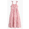Tiered Maxi Dress Pink Floral