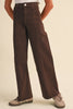 TWEEN KIDS GIRLS WIDE LEG DENIM PANTS (7-14) Brown