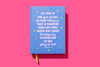 Hardcover Notebook - Bible Verse - Blue w/ Stars - 200 Pages