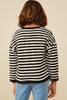 Black and White Stripe Pullover