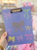 Pretty Bows Clipboard Set