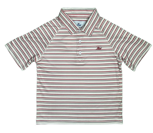 Youth SS Polo - Oatmeal