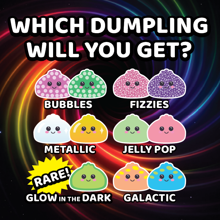 Fun Doh 4" Mystery Dumpling Squishies