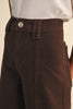 TWEEN KIDS GIRLS WIDE LEG DENIM PANTS (7-14) Brown