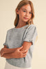 TWEEN KIDS GIRLS PUFF SLEEVE SWEATER