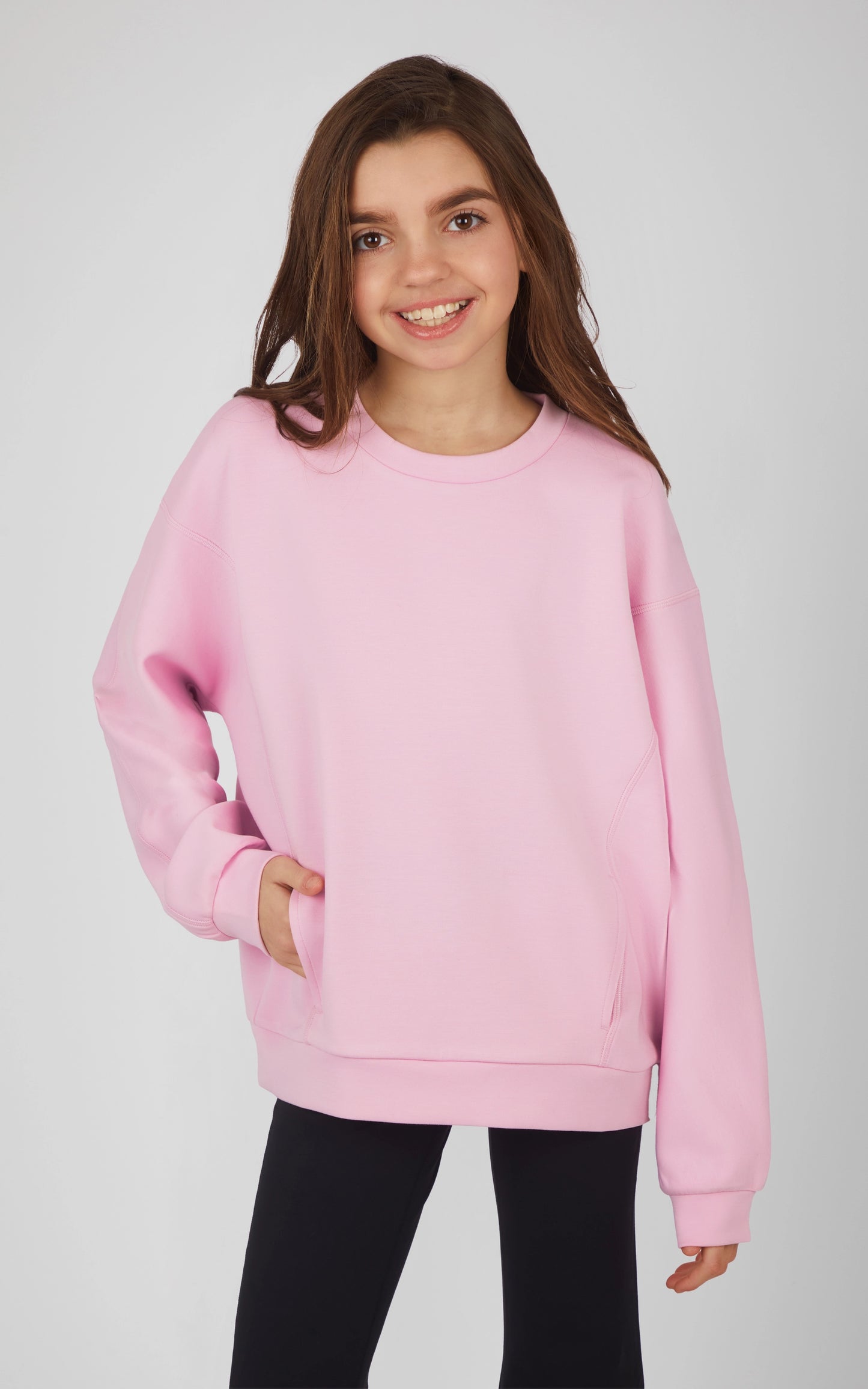Soft Scuba Zuri Crew Neck Everyday Sweatshirt