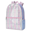 Pink Floral Stripe Back Pack