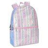 Pink Floral Stripe Back Pack