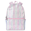 Pink Floral Stripe Back Pack