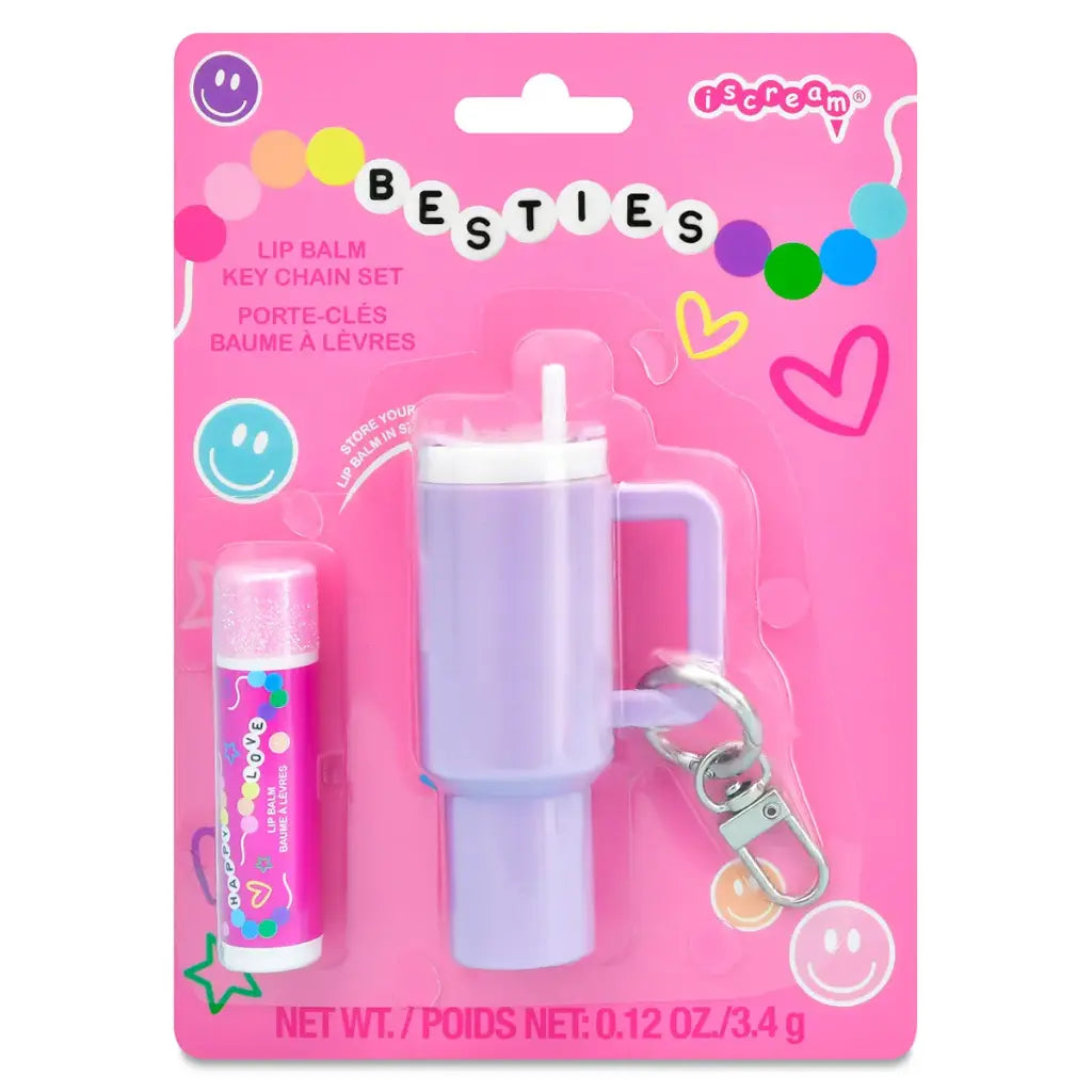 Bestie Lip Balm Key Chain Set