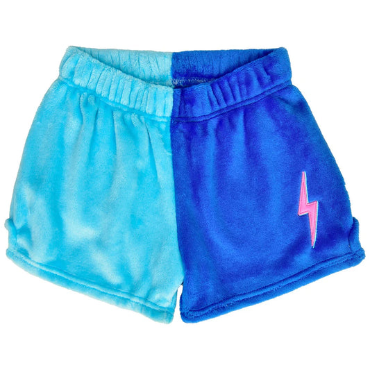 Midnight | Blue Bolt Plush Short