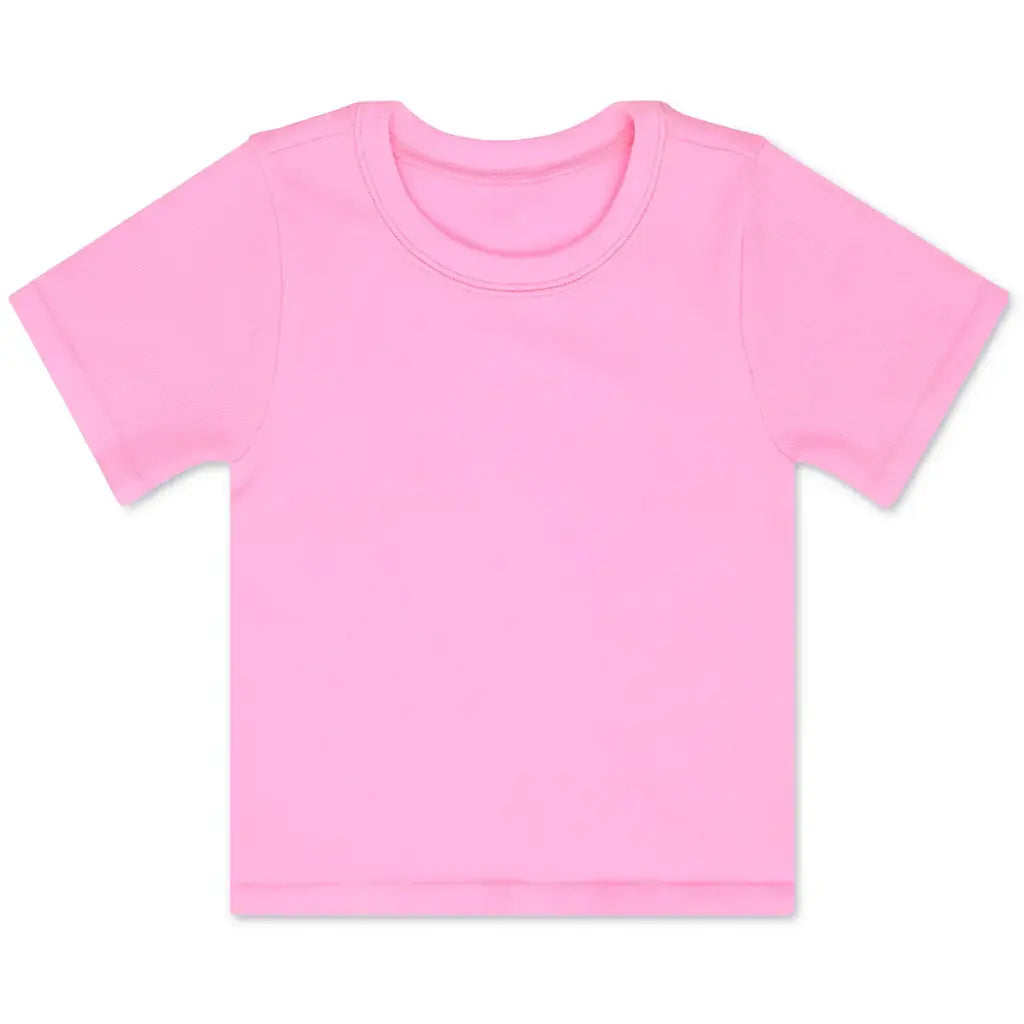 Rose Ribbed Short Sleeve