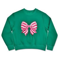 Bow Sequin Sweatshirt