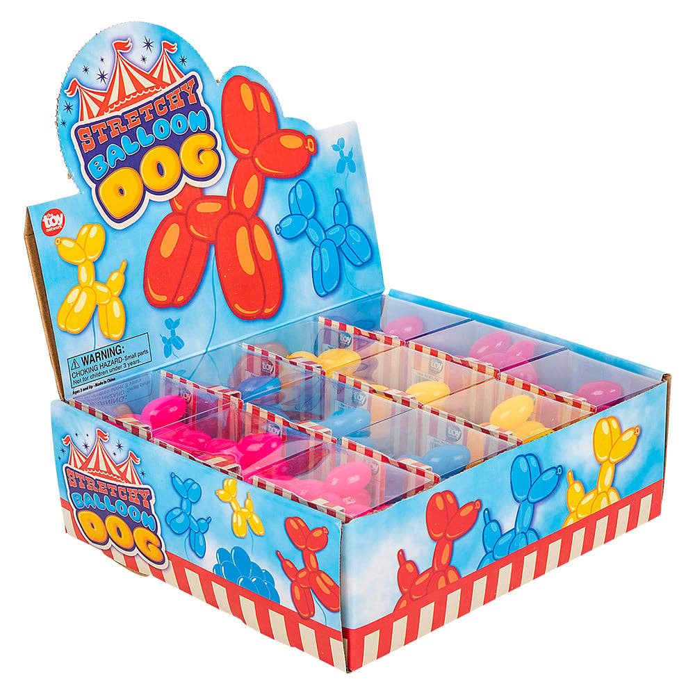 2.5" RUBBER BALLOON DOG SQUISH