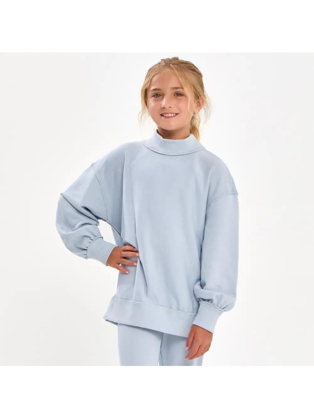 Good Girl Mock Neck Set