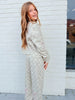 Bow Pattern Camo Set Pants
