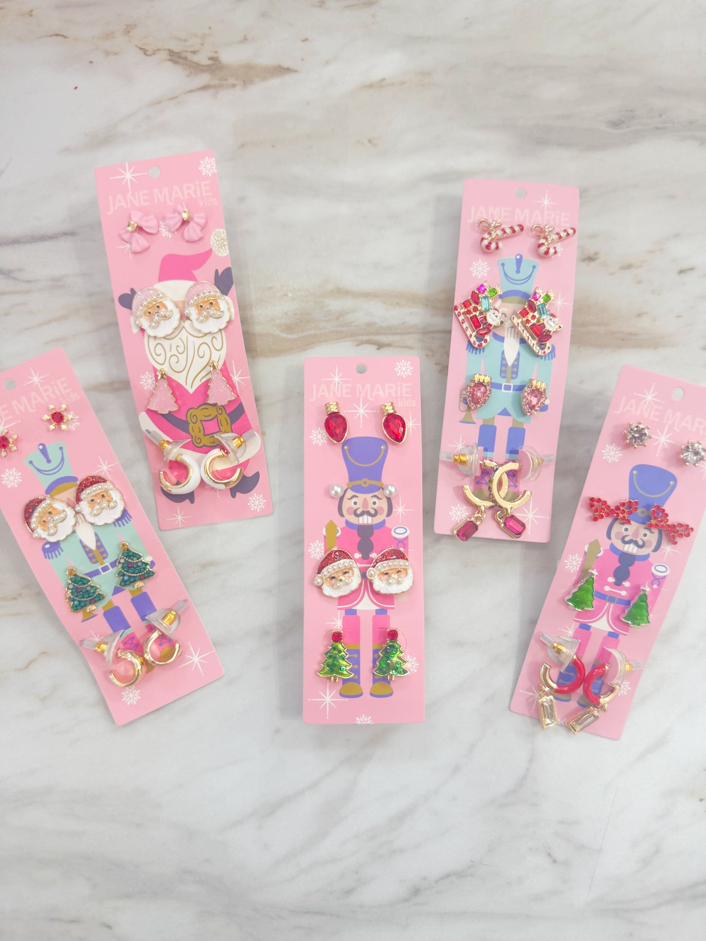 Set of 4 Christmas Earrings