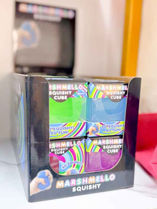 Marshmello Squishy Cube