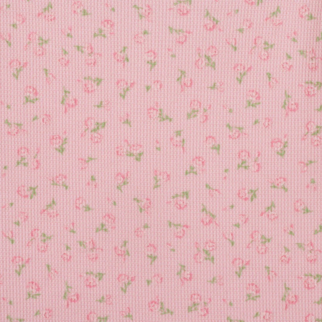 Waffle Raglan Floral Set