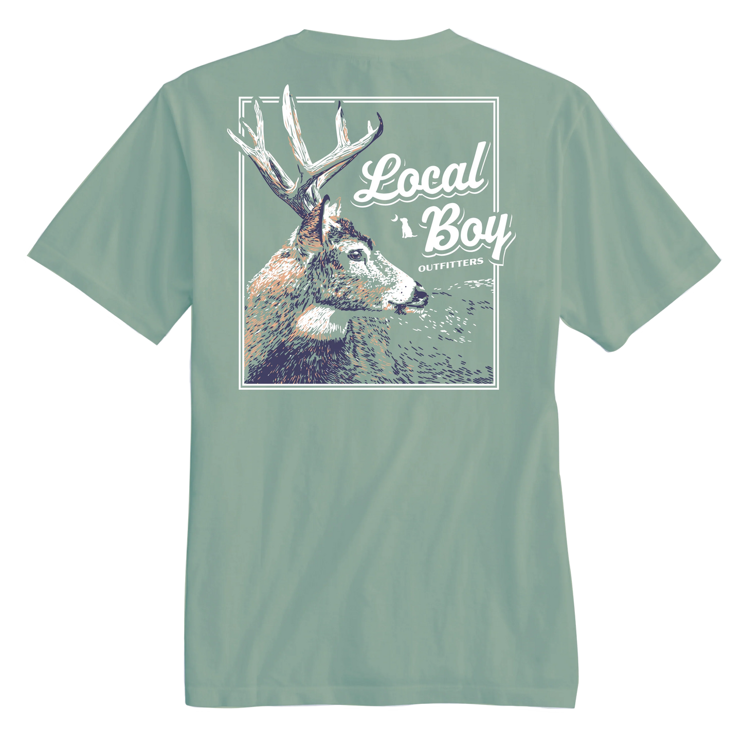 Stag Profile T Shirt - Mens