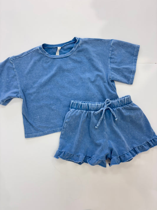 Mineral Washed Sets Lightweight Blue