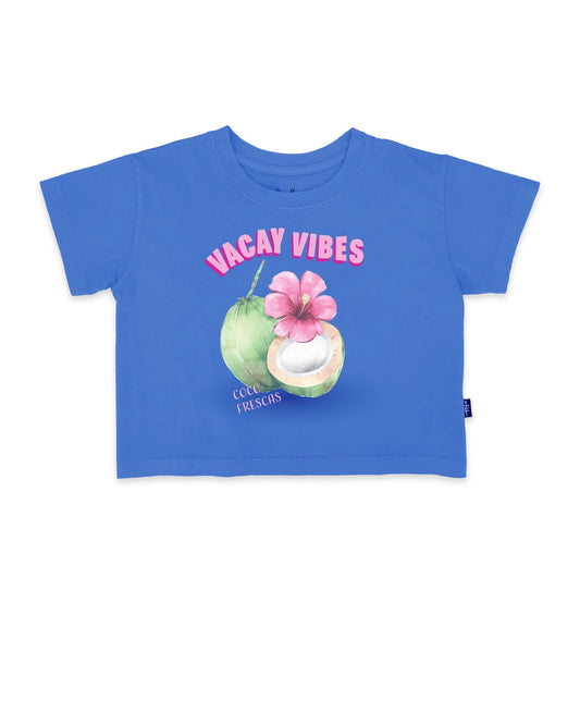 Marina Blue Boxy Tee