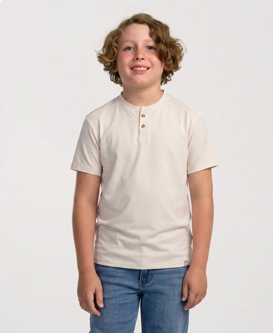 Boys Max Comfort Henley - Oatmeal