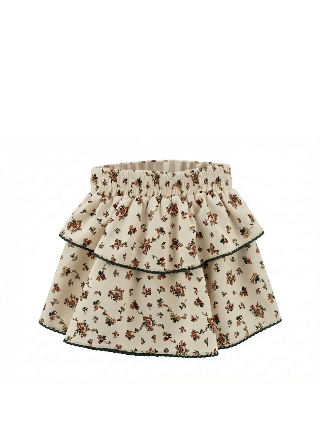 Parker Skort Cream - Vintage Floral