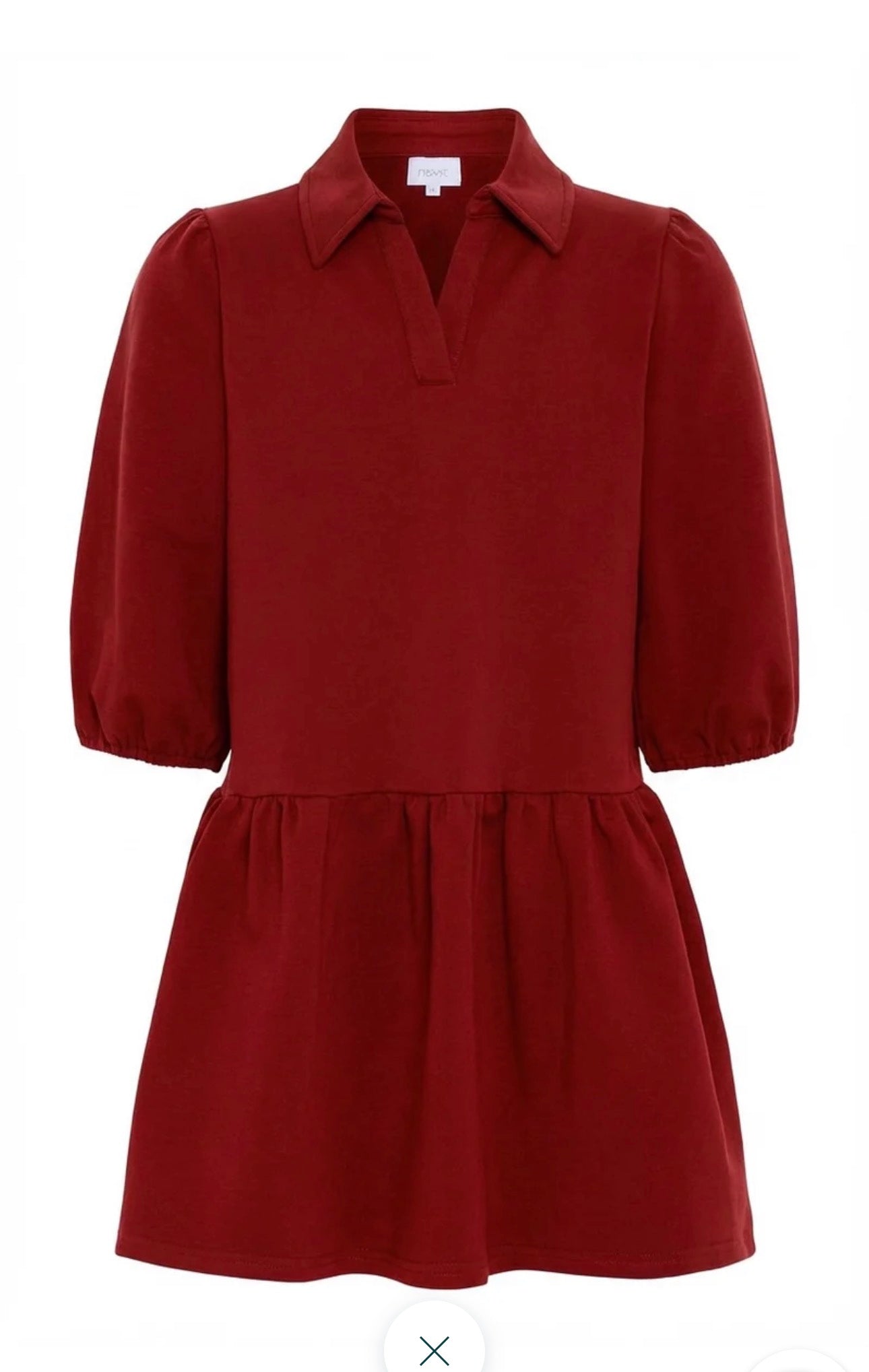 SIbley Sweatshirt Dress - Red