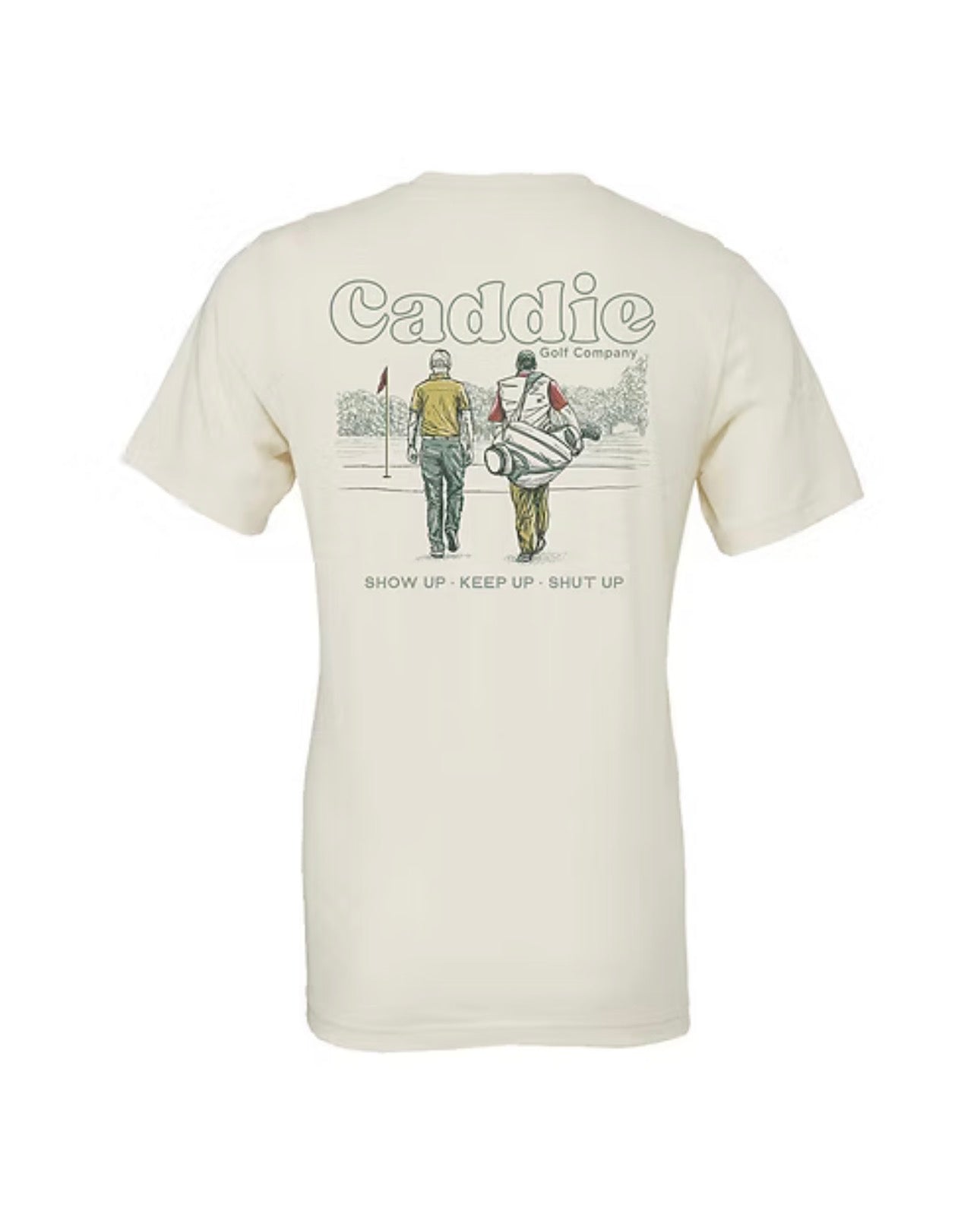 Youth Caddie Fairway Walk Tee - Ivory