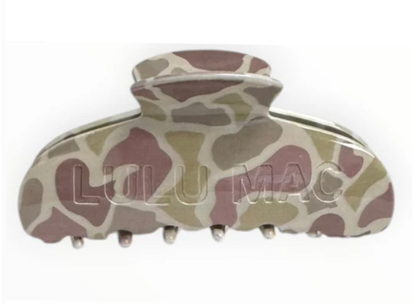 LULU MAC Hair Clip - Light Camo