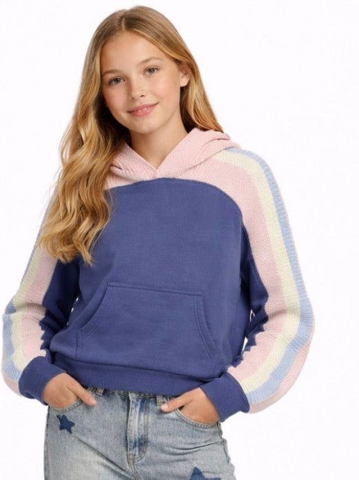 Navy Sorbet Sweater Hoodie