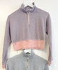 1/4 Zip Mock Neck Top